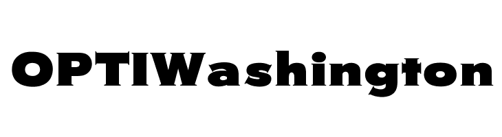 OPTIWashington Font