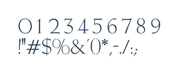 OPTIWeissInitials-One Other Characters