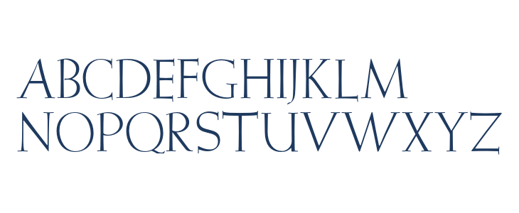 OPTIWeissInitials-One Lowercase