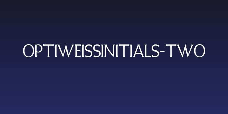 OPTIWeissInitials-Two Social Header