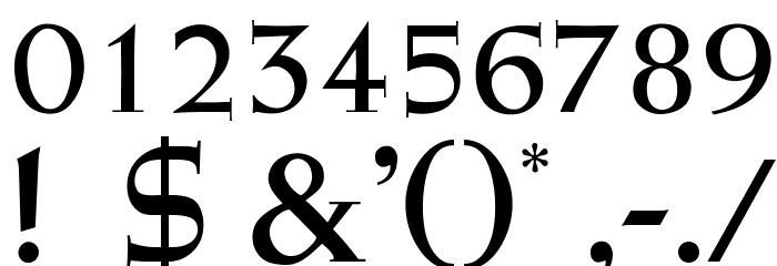 OPTIWeissInitialsNo3 Font OTHER CHARS