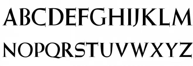 OPTIWeissInitialsNo3 Font UPPERCASE