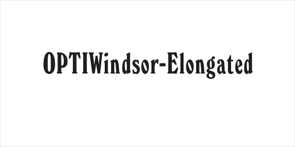 OPTIWindsor-Elongated Logo