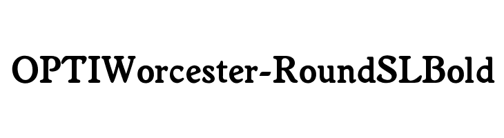 OPTIWorcester-RoundSLBold  font caratteri gratis