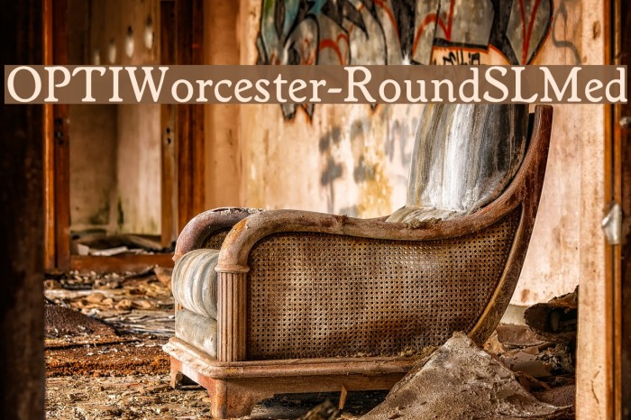OPTIWorcester-RoundSLMed Font examples