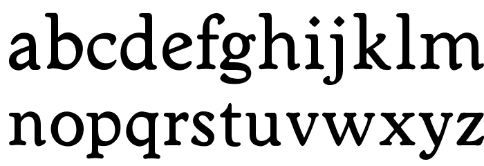 OPTIWorcester-RoundSLMed Font LOWERCASE