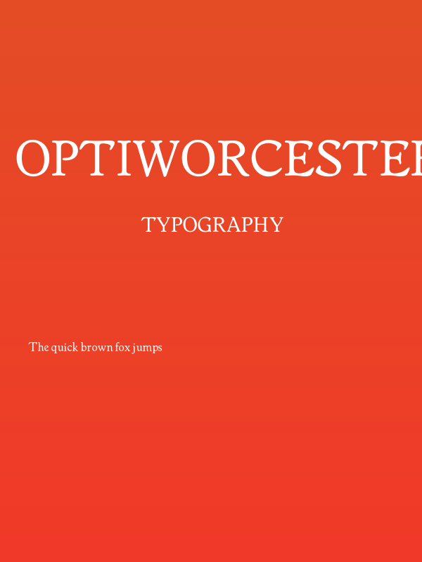 OPTIWorcester-RoundSL Poster