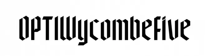 OPTIWycombeFive  Frei Schriftart Herunterladen