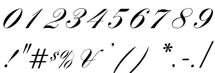 OPTIYale-ScriptSuppl Font OTHER CHARS