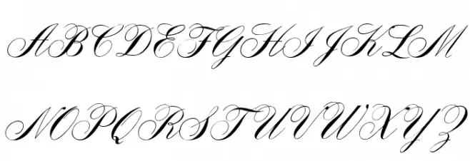 OPTIYale-ScriptSuppl Font Litere mari