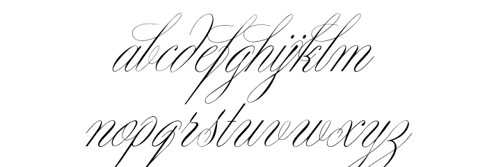 OPTIYen-Script Font LOWERCASE