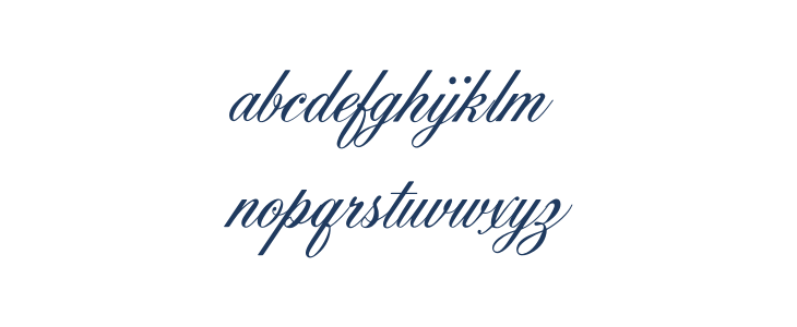 OPTIYork-Script Lowercase