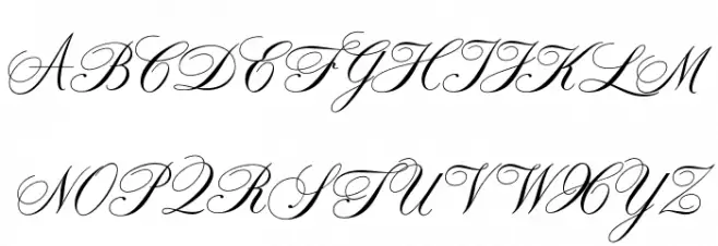 OPTIZepplin-Script Fonte MAIÚSCULAS