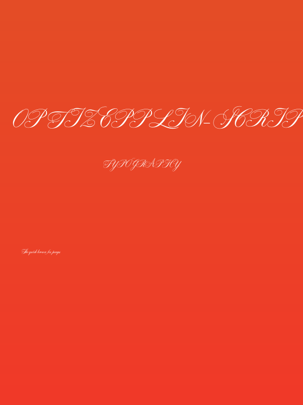 OPTIZepplin-Script Poster