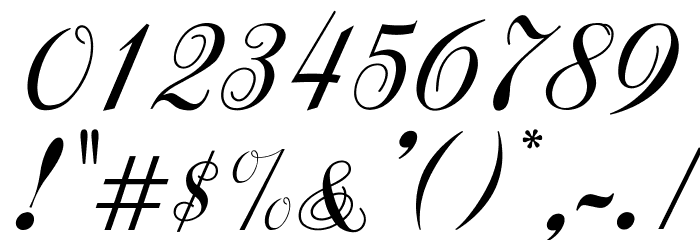 OPTIZipper Font OTHER CHARS