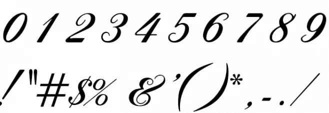 OPTIZither Font OTHER CHARS