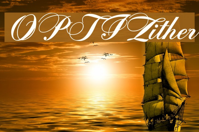 OPTIZither Font examples