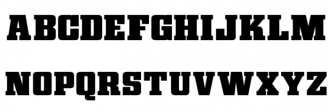 OPTIexQuadruplexXbold फ़ॉन्ट अपरकेस