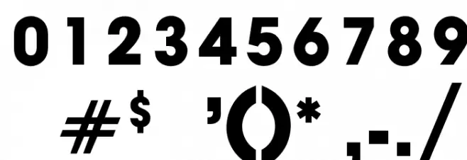 OPTIsupAuvantGothicBold Font OTHER CHARS