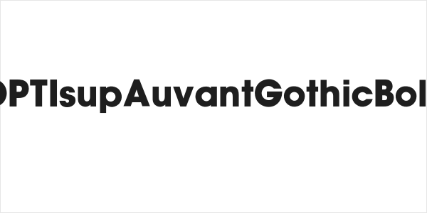 OPTIsupAuvantGothicBold Logo