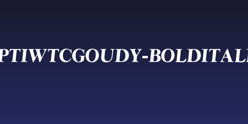 OPTIwtcGoudy-BoldItalic Social Header