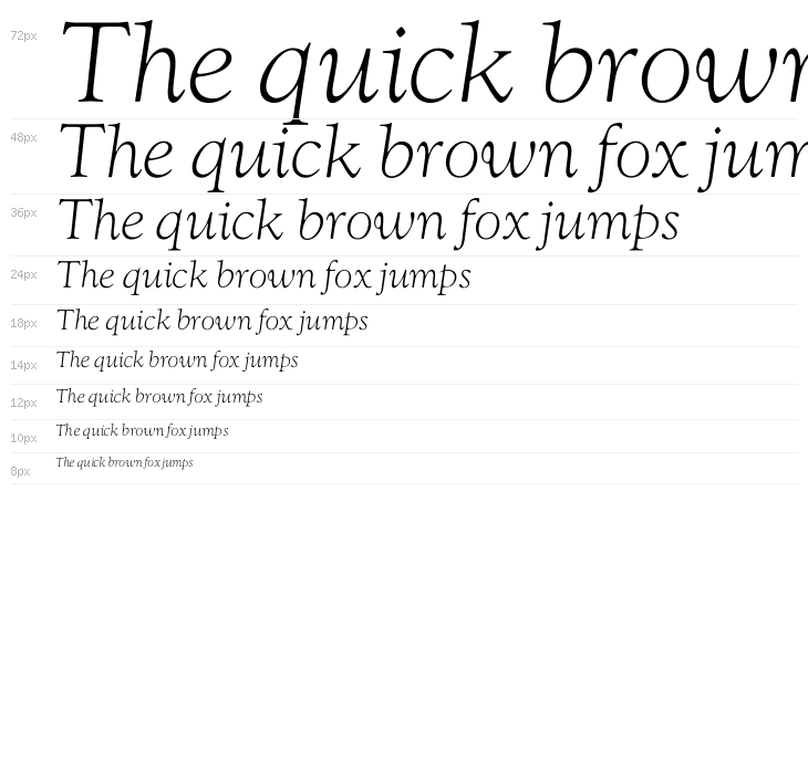 OPTIwtcGoudy-LightItalic Waterfall