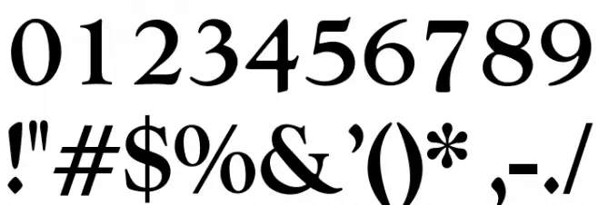 OPTIwtcGoudy-Medium Font Alte caractere