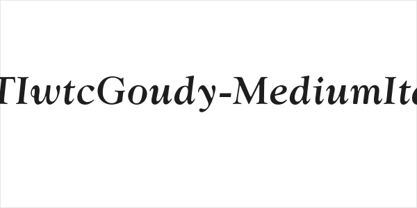 OPTIwtcGoudy-MediumItalic Logo