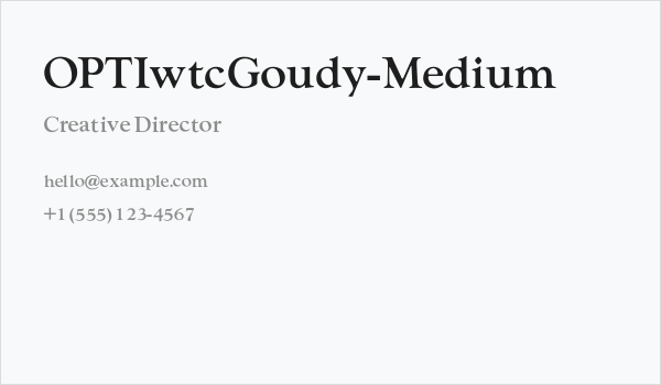 OPTIwtcGoudy-Medium Business Card