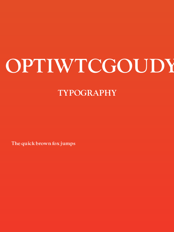 OPTIwtcGoudy-Medium Poster