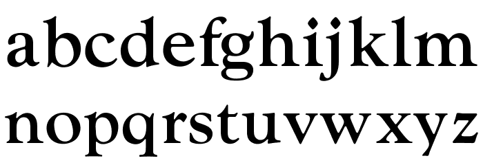 OPTIwtcGoudy-Medium Font Litere mici