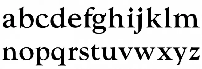 OPTIwtcGoudy-Medium Caratteri MINUSCOLO