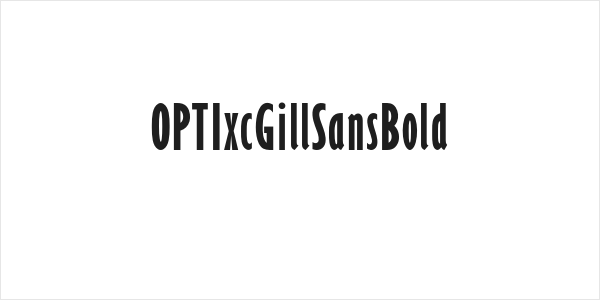 OPTIxcGillSansBold Logo