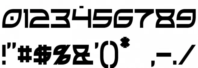 OpTic Condensed Font OTHER CHARS