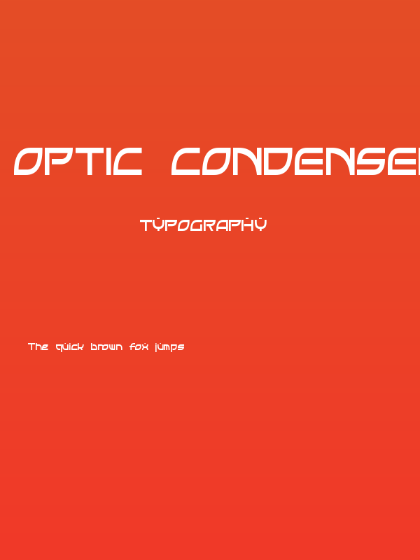 OpTic Condensed Poster