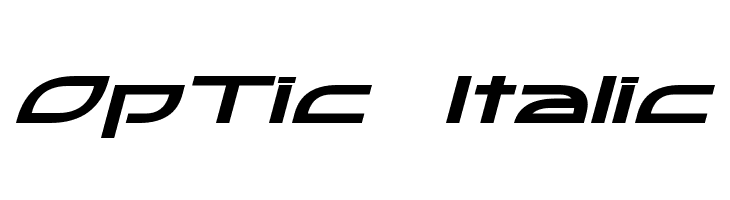 OpTic Italic  नि: शुल्क फ़ॉन्ट्स डाउनलोड