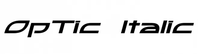OpTic Italic  Free Fonts Download