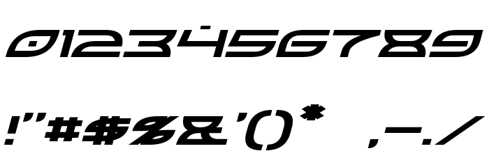 OpTic Italic Font OTHER CHARS