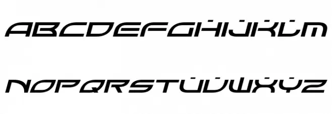 OpTic Italic Шрифта ВЕРХНИЙ