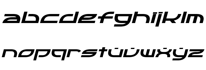 OpTic Italic Font LOWERCASE