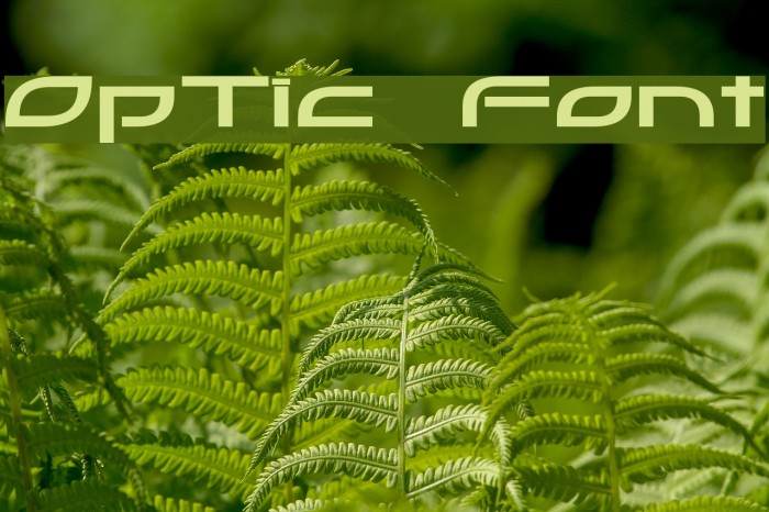 OpTic Font examples