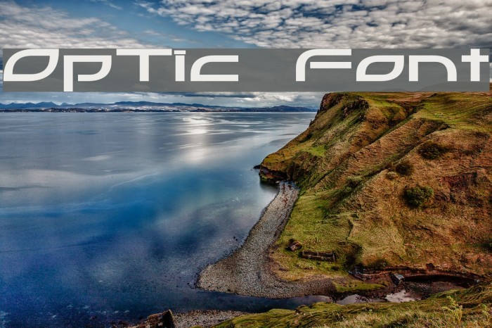 OpTic Font examples