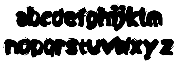 Opa Puk Font LOWERCASE