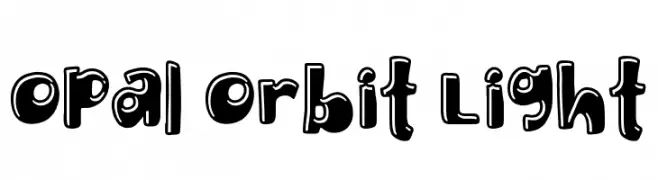 Opal Orbit Light  Frei Schriftart Herunterladen