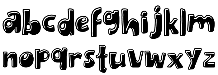 Opal Orbit Light Font LOWERCASE