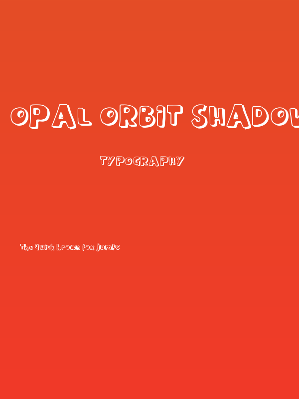 Opal Orbit Shadow Poster