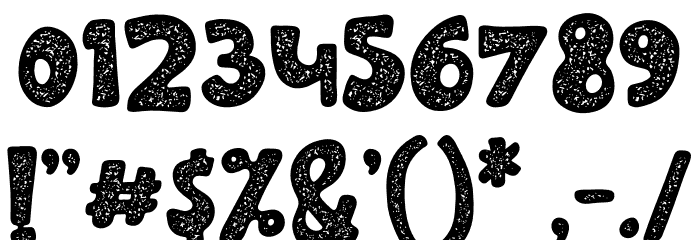Opal Orbit Texture Font OTHER CHARS