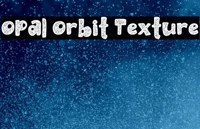 Opal Orbit Texture Example 2