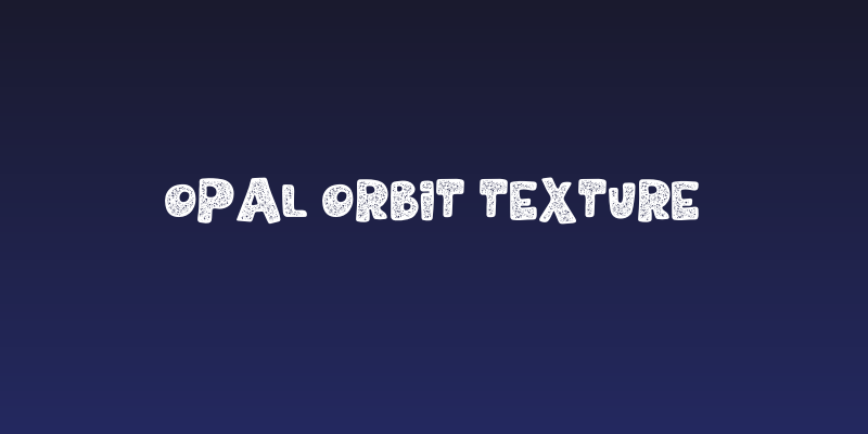 Opal Orbit Texture Social Header