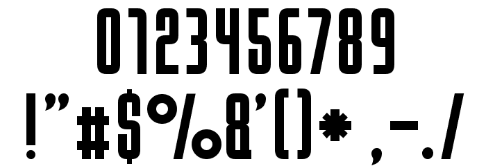 Opeln2001 Prosty Font OTHER CHARS